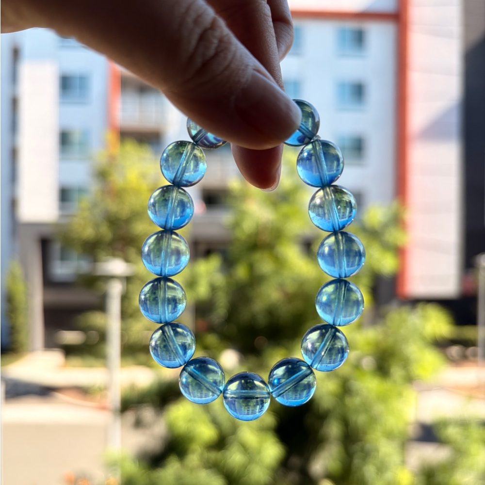Devil Blue Aquamarine Bracelet 11mm